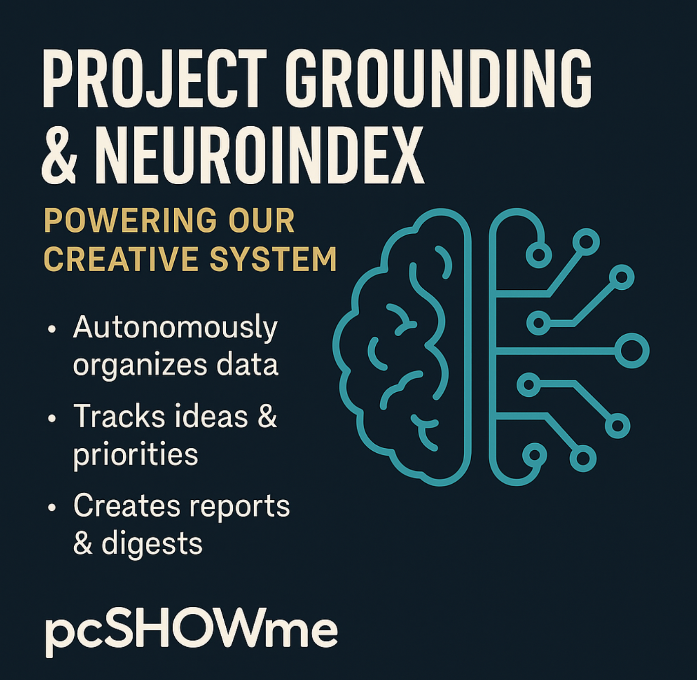 How Grounding & NeuroIndex Power pcSHOWme